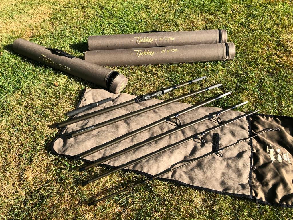Zeldzaam! Fox Trekker Travel Carp Rods - 3 stuks, Watersport en Boten, Hengelsport | Karpervissen, Ophalen, Gebruikt, Werphengel