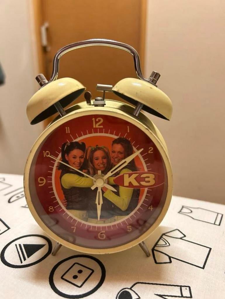 Originele K3 wekker( goed werkend), Ophalen, Gebruikt