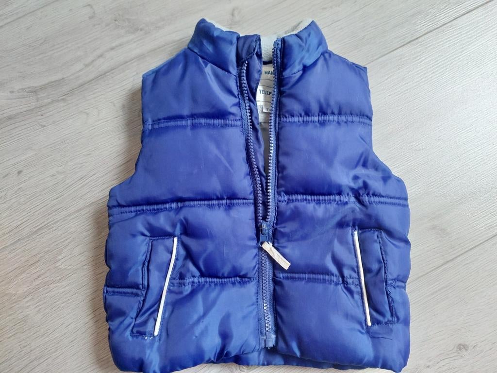Bodywarmer maat 74 jongen jas jack jasje, Ophalen of Verzenden, Zo goed als nieuw, Jongetje, Jasje