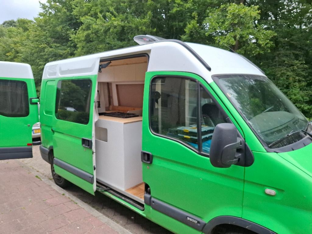 Movano Camper 2007 L2H2 Off-Grid - Douche - lage km stand, Overige merken, Dakluik, Koelkast, Particulier