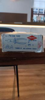 Knipex Zijsnijtang 180mm 1000V geïsoleerd (No. 74 06 180), Ophalen of Verzenden