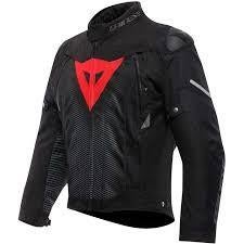 Dainese Super Sprint D-Dry Black/Red-Lava met Pro-Armore, Motoren, Kleding | Motorkleding, Ophalen, Dainese, Jas | textiel, Heren