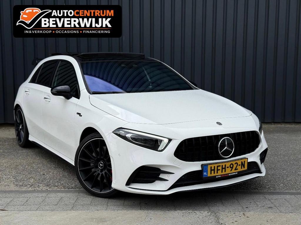 Mercedes-Benz A-Klasse A35 AMG 306pk 4Matic Speedshift Pano, Automaat, 1800 kg, 4 cilinders, Wit