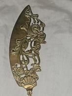 Antieke bronzen taartschep met sierlijke gravures, Antiek en Kunst, Ophalen of Verzenden