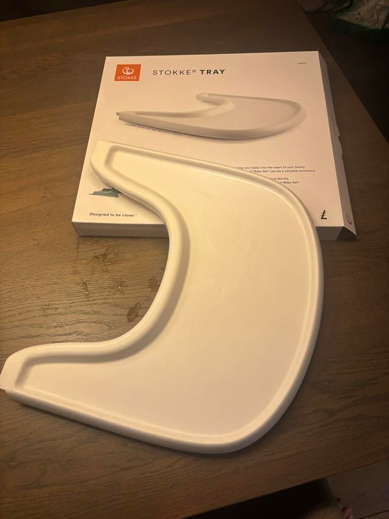 Stokke Trip Trap Baby Set met Tray en Placemat, Kinderen en Baby's, Kinderstoelen, Ophalen of Verzenden, Zo goed als nieuw, Meegroeistoel