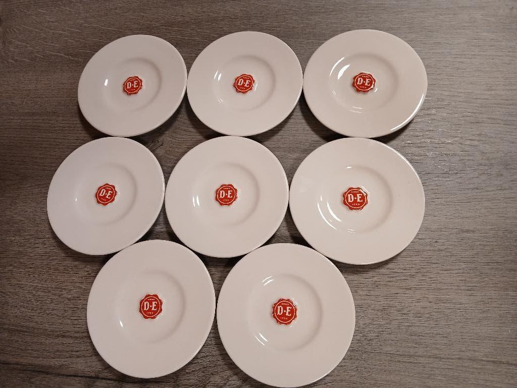 douwe egberts schotels, Huis en Inrichting, Keuken | Servies, Gebruikt, Kop(pen) en/of Schotel(s), Overige stijlen, Ophalen of Verzenden