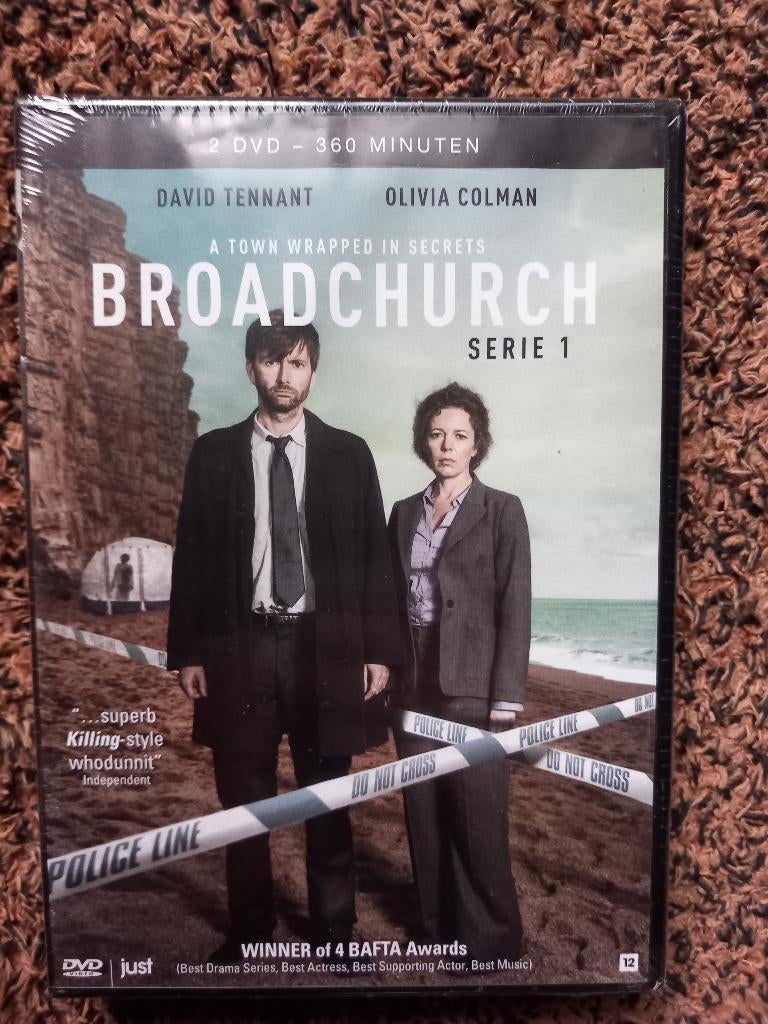 DVD box tv serie Broadchurch - Seizoen 1 NIEUW, Cd's en Dvd's, Boxset, Drama, Ophalen of Verzenden, Nieuw in verpakking