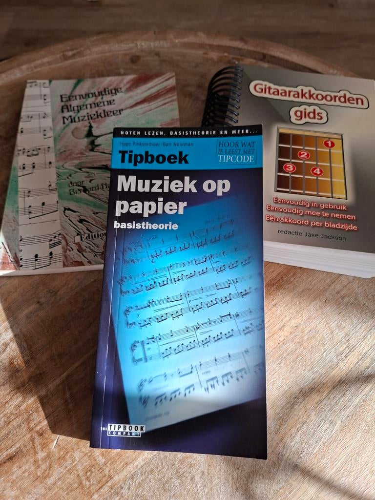 Muziekleer boeken: Basistheorie, Gitaarakkoorden & meer, Ophalen of Verzenden, Gelezen, Algemeen, Diverse
