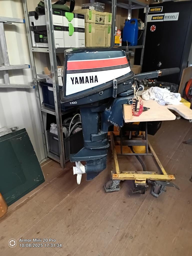 Yamaha 8 pk 2 takt kortstaart, Watersport en Boten, Buiten- en Binnenboordmotoren, Ophalen, Gebruikt, Benzine, 5 tot 10 pk