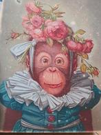 Wanddecoratie gorilla set, Ophalen of Verzenden, Zo goed als nieuw