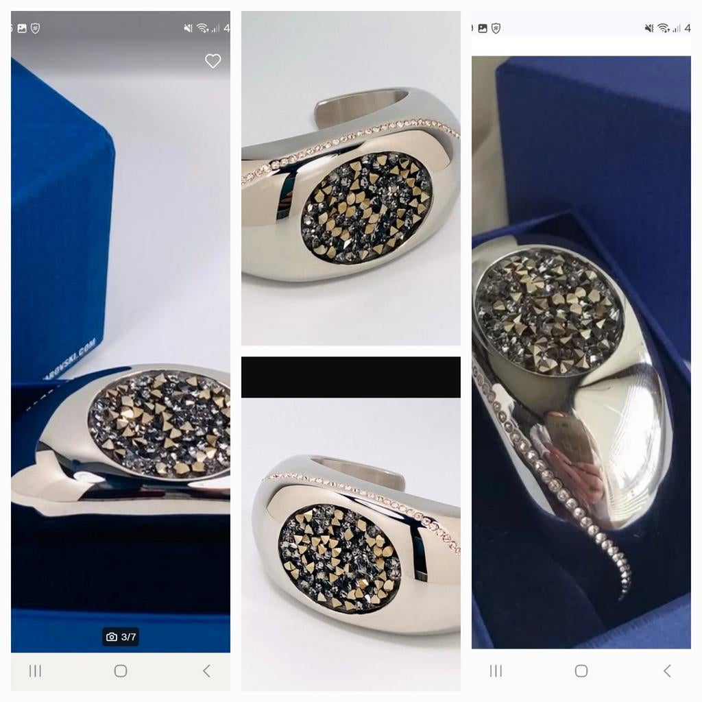 Swarovski armband nieuw, Verzenden, Nieuw, Zilver, Zilver