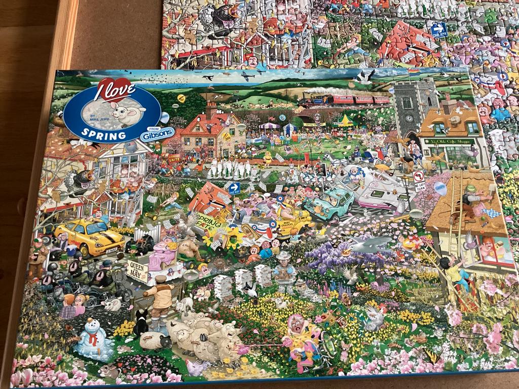 Gibsons puzzel I Love Spring 1000, Hobby en Vrije tijd, Denksport en Puzzels, Ophalen of Verzenden, 500 t/m 1500 stukjes, Zo goed als nieuw