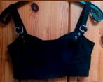 ✅️ BH-Topje van H&M, verstelbare schouderbandjes met gespen, Kleding | Dames, Tops, Maat 38/40 (M), H&M, Zwart, Ophalen of Verzenden