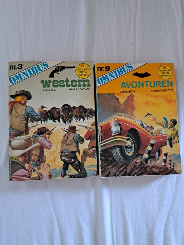 Omnibus Western nr. 3 & Avonturen nr. 9 - Vintage Strips, Boeken, Stripboeken, Gelezen, Meerdere stripboeken, Ophalen of Verzenden