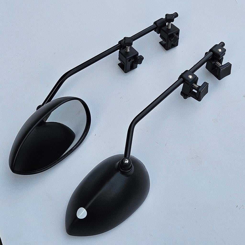 Set caravanspiegels Milenco, Caravans en Kamperen, Ophalen, Zo goed als nieuw