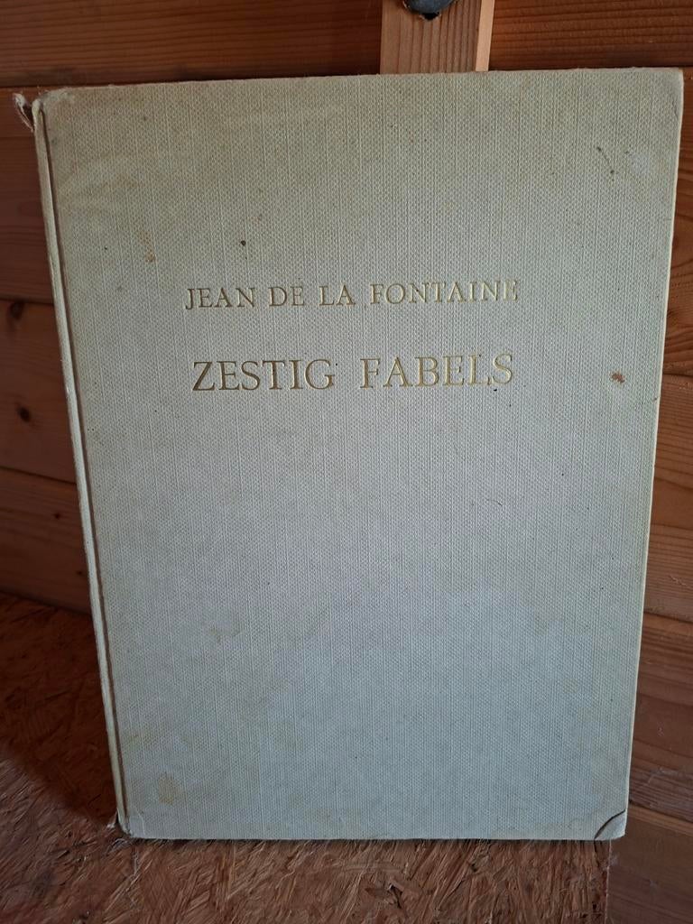 Vintage boek Zestig Fabels Jean de la Fontaine, Boeken, Sprookjes en Fabels, Ophalen of Verzenden, Gelezen