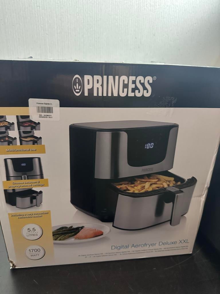 Princess Digital Aerofryer Deluxe XXL - Nieuw in doos, Nieuw, 1500 gram of meer, Ophalen of Verzenden, .
