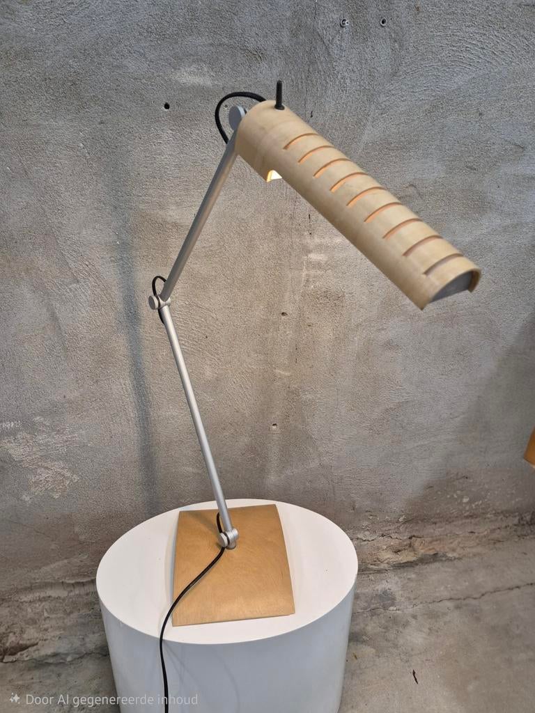 Ikea vintage A0201 strimma bureaulamp jaren 90, Ophalen, Gebruikt, Metaal, Minder dan 50 cm