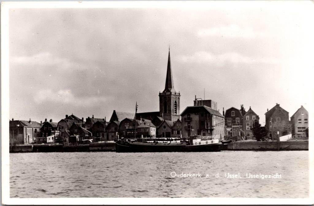 Ouderkerk aan den IJssel - IJsselgezicht, Verzenden, 1940 tot 1960, Gelopen, Zuid-Holland