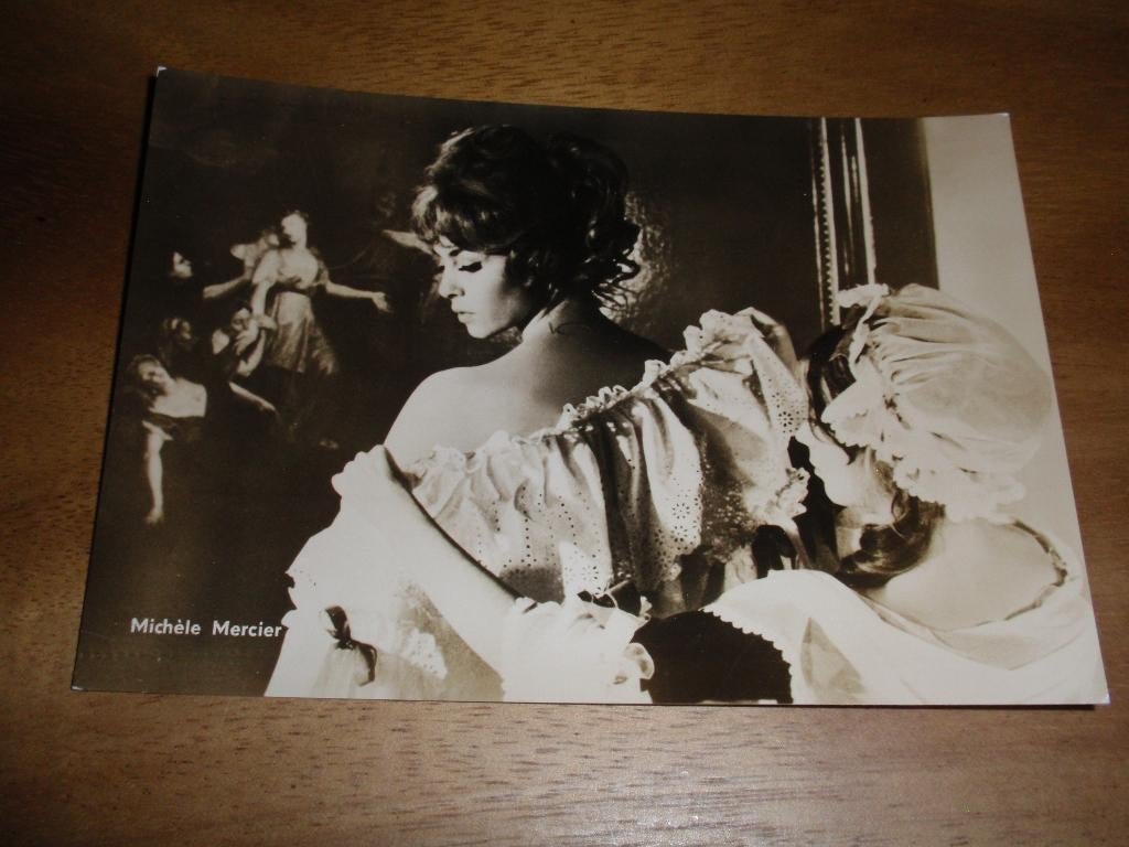 Michele Mercier Actrice Film, Verzenden, 1940 tot 1960, Ongelopen, Sterren en Beroemdheden