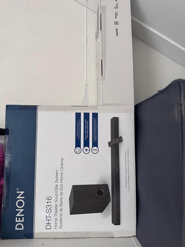 Denon DHT-S316 Home Cinema Soundbar Systeem, Audio, Tv en Foto, Soundbars, Zo goed als nieuw, Bluetooth, Ophalen