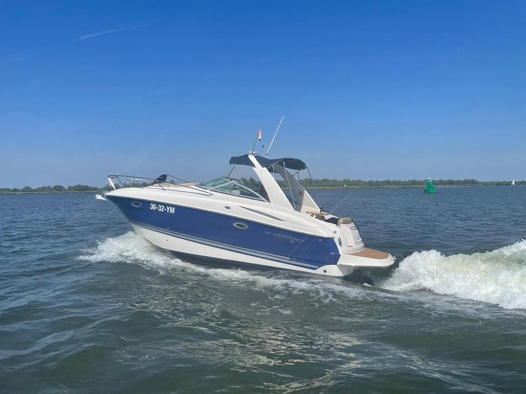 Monterey 270 Cruiser 5.7 - V8 MPI, Binnenboordmotor, 6 meter of meer, Ophalen of Verzenden, Zo goed als nieuw