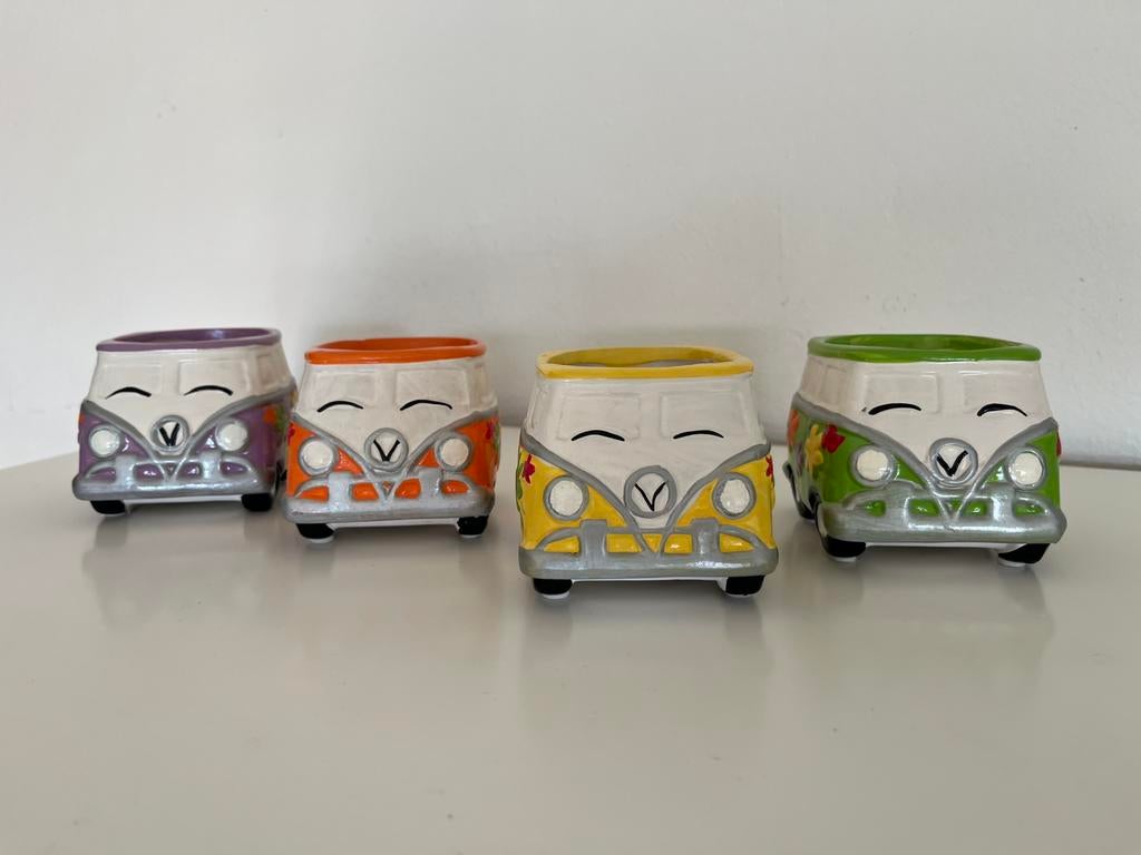 4x T1 Volkswagen bloempotjes., Ophalen, Zo goed als nieuw