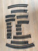 17 HO rails 16x Lima 1x Roco, Gebruikt, Gelijkstroom, Rails, Ophalen of Verzenden