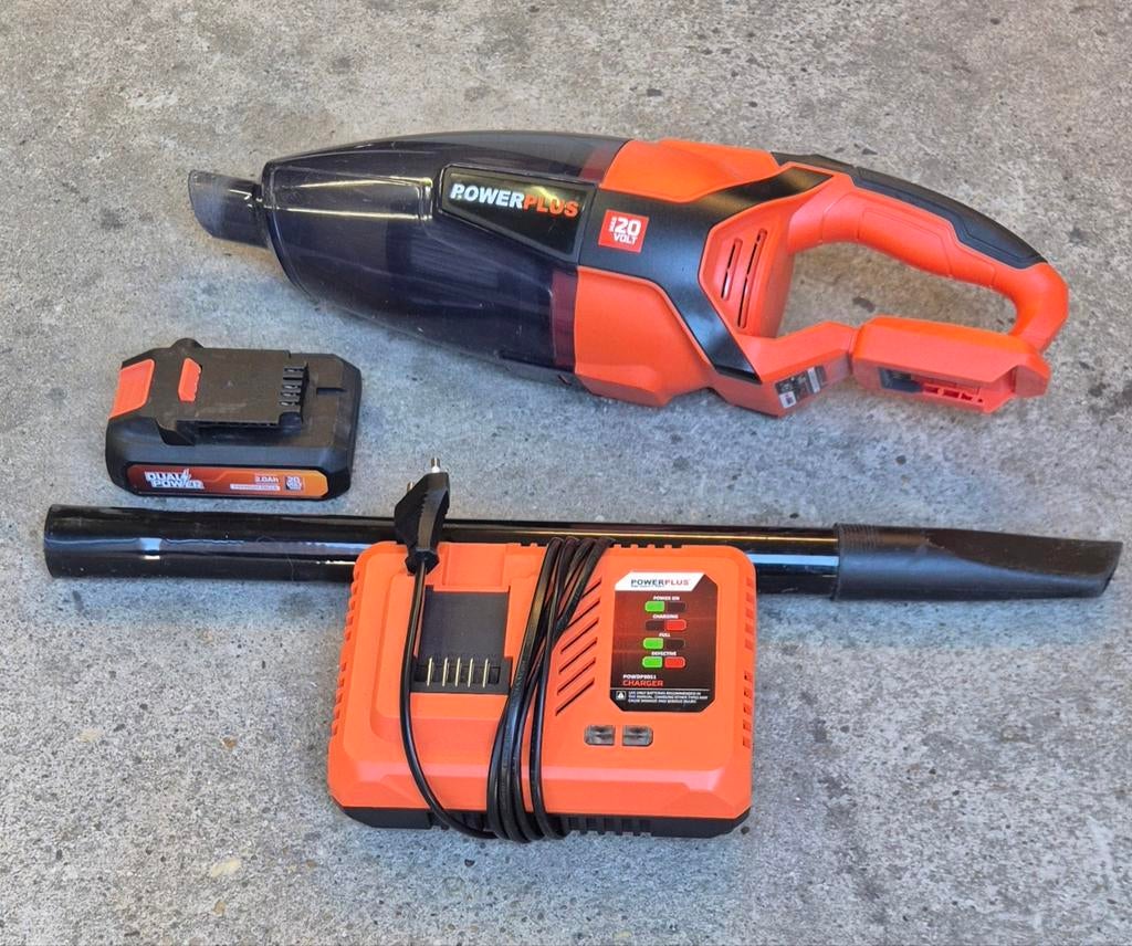 Powerplus 20V Accu Handstofzuiger Set - Compleet met Accu &, Ophalen