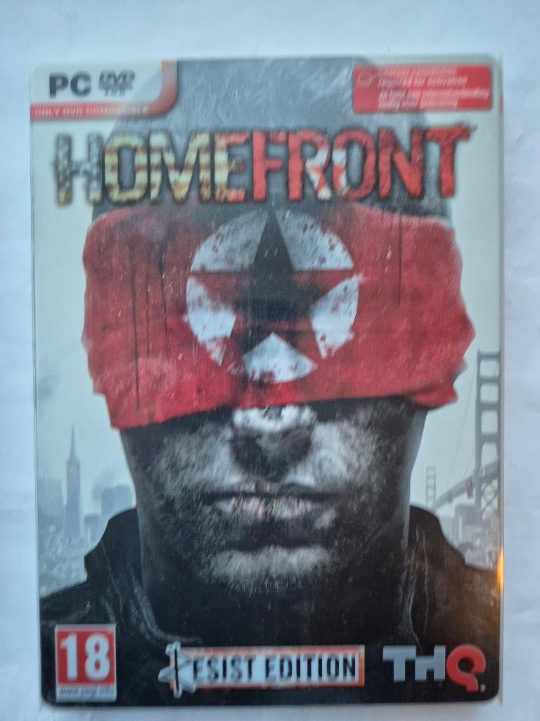 HOMEFRONT steelcase, Gebruikt, 1 speler, Racen en Vliegen, Ophalen of Verzenden