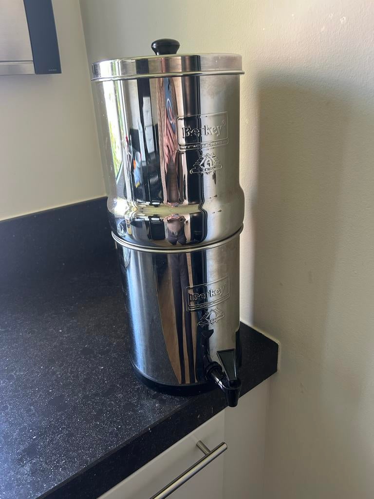 Kleine Berkey Waterfilter - RVS, Witgoed en Apparatuur, Waterontharders, Ophalen, Gebruikt