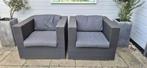 2 leuke tuinstoelen met kussens, Tuin en Terras, Tuinsets en Loungesets, Ophalen, Zo goed als nieuw, Stoel