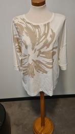 Nieuwe top offwhite taupe met rose studs xl Enjoy nieuw, Kleding | Dames, Tops, Maat 42/44 (L), Enjoy, Nieuw, Ophalen of Verzenden