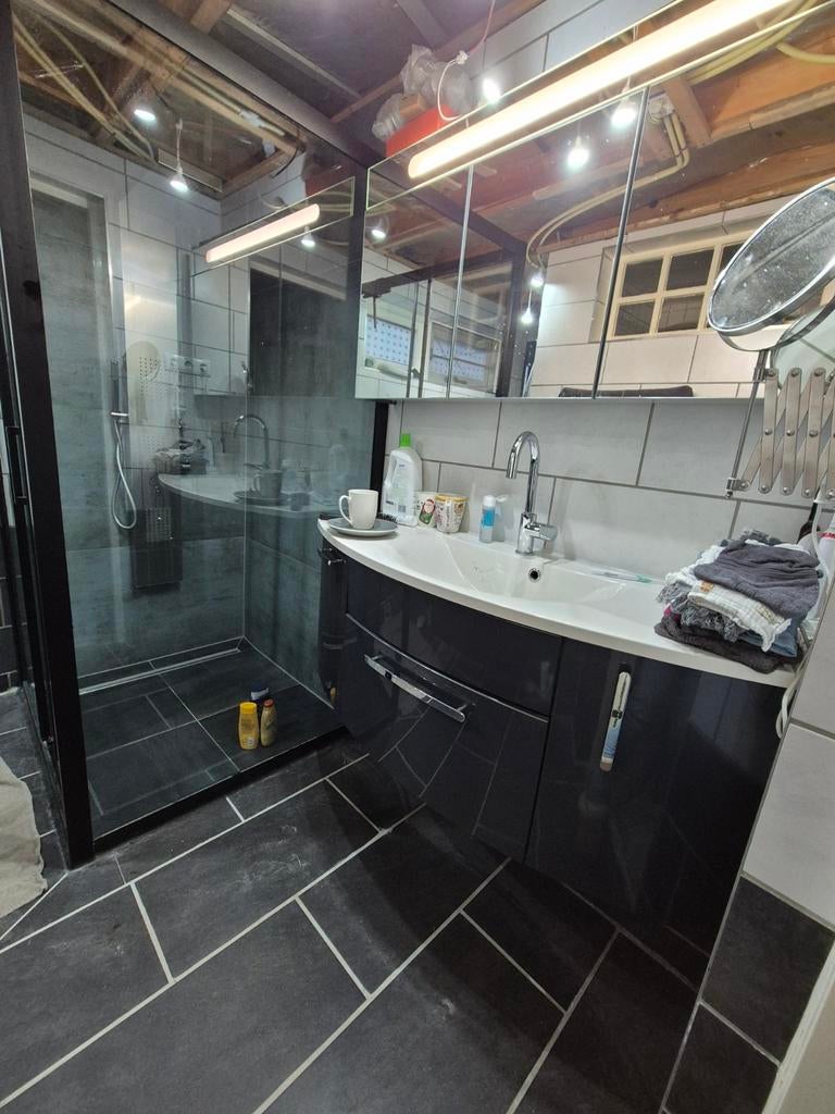 Badkamer meubel set antraciet, Ophalen, 25 tot 50 cm, Minder dan 100 cm