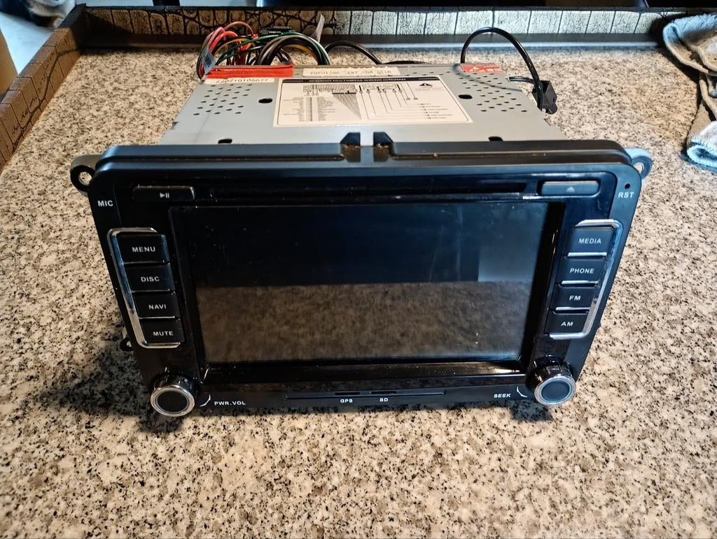 Volkswagen/Audi Media Unit - Touareg - Bluetooth, Navi, DVD, Ophalen, Gebruikt