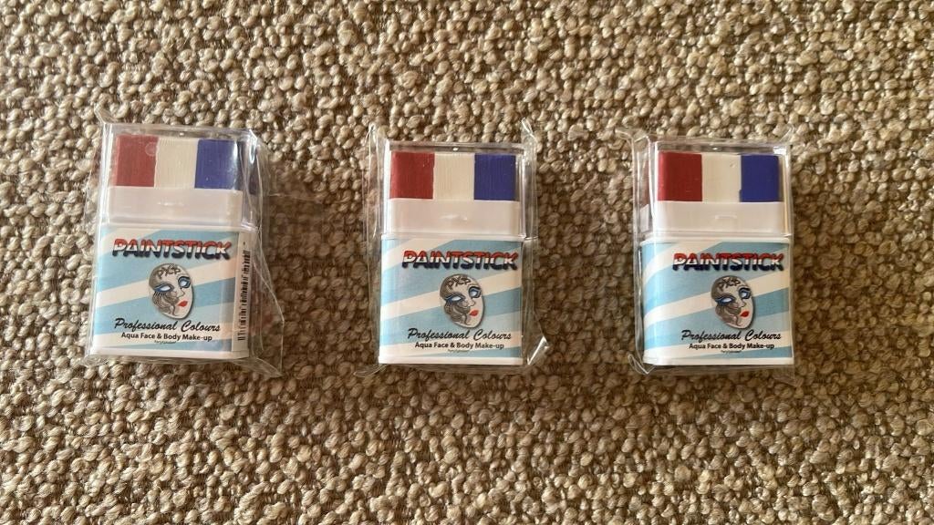 Schmink voor voetbal, Hobby en Vrije tijd, Feestartikelen, Ophalen of Verzenden, Nieuw, Schmink, Oranje of Koningsdag