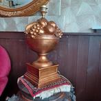 Goudkleurige tafellamp zonder kap, Huis en Inrichting, Lampen | Tafellampen, Ophalen, Zo goed als nieuw, Minder dan 50 cm