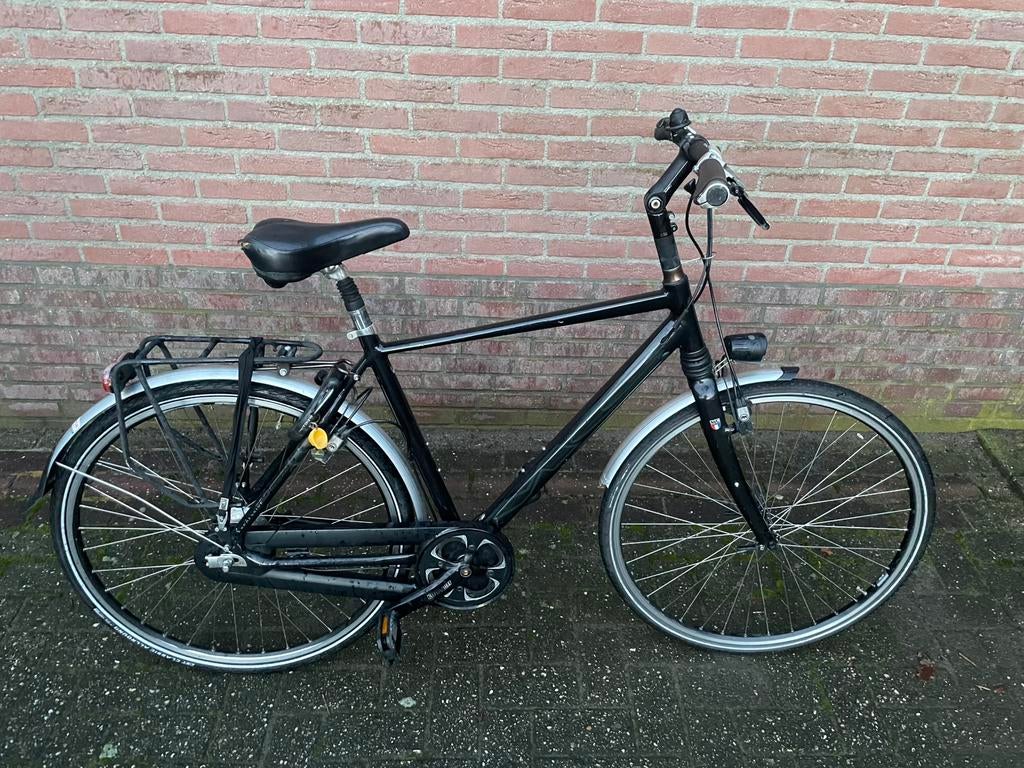 Herenfiets maat XL, Gebruikt, Versnellingen, 57 tot 61 cm, Ophalen