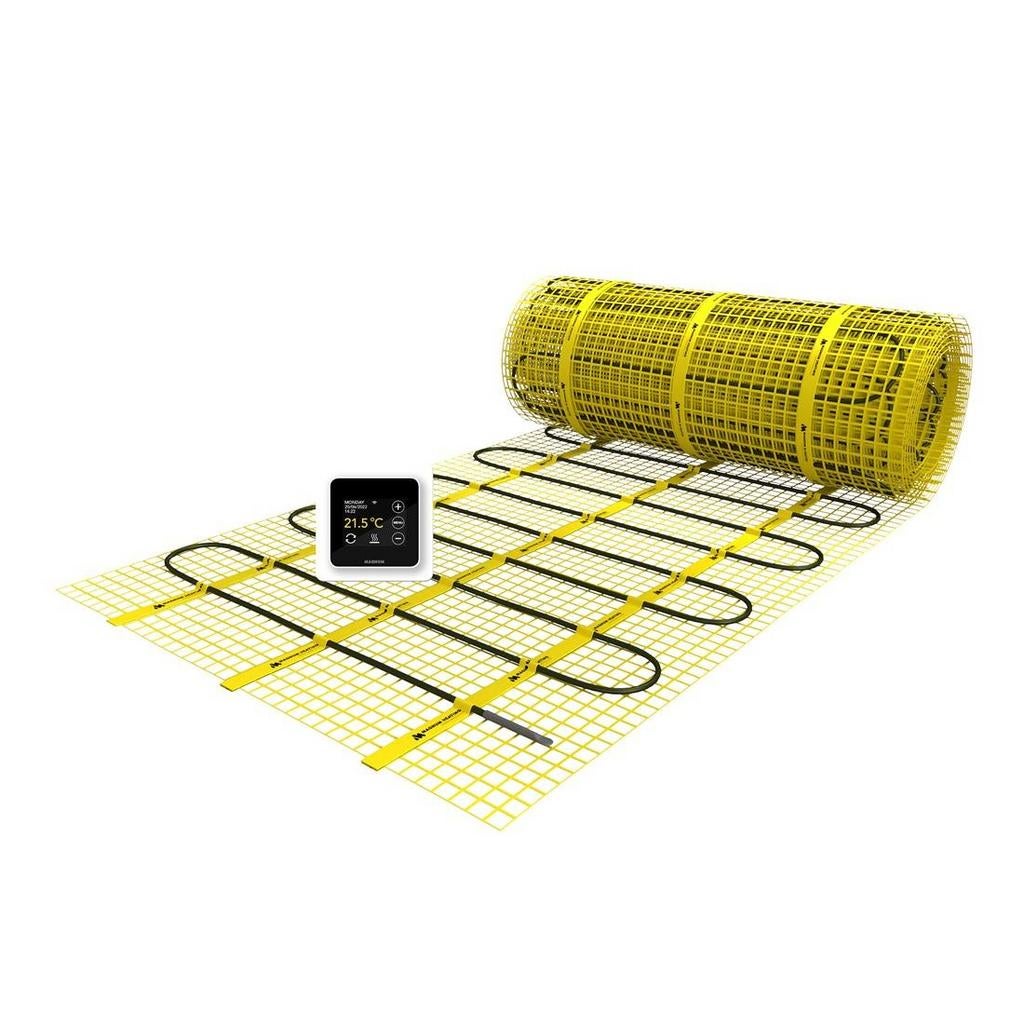 Magnum elektrische vloerverwarming 2,5 m2 met thermostaat, Thermostaat, Minder dan 30 cm, Nieuw, Minder dan 60 cm
