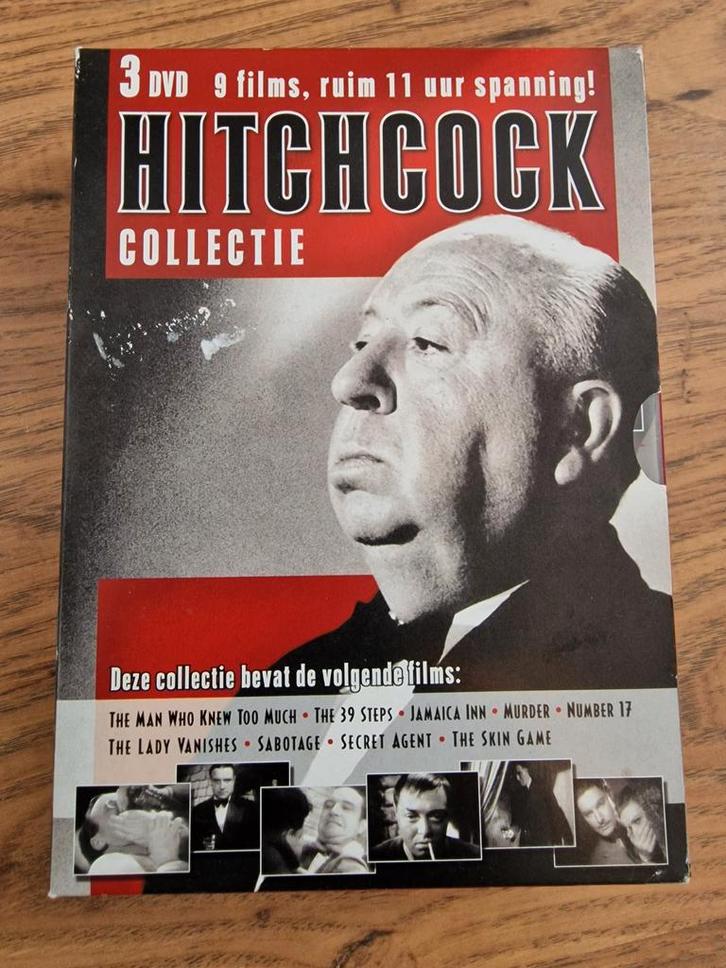 Hitchcock Collectie - 3 DVD Boxset met 9 films, Cd's en Dvd's, Dvd's | Thrillers en Misdaad, Ophalen of Verzenden