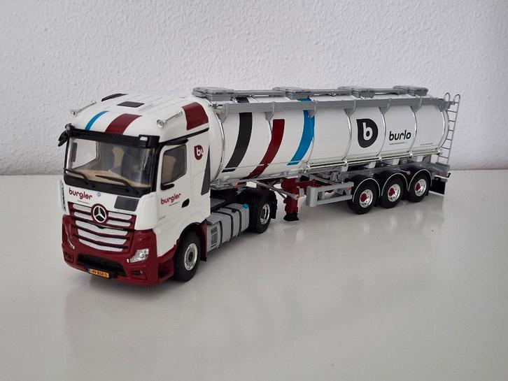 Mercedes Actros MP5 streamspace Burlo, WSi 1/50, Hobby en Vrije tijd, Modelauto's | 1:50, Nieuw, Bus of Vrachtwagen, Wsi, Ophalen of Verzenden