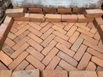 177m2 Nieuw gebakken dikformaat klinkers rood bruin, Ophalen, Keramiek, Klinkers, Nieuw