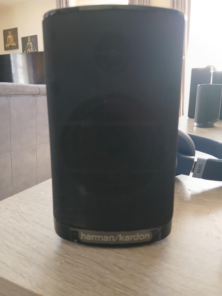 Harman/Kardon Soundsticks (7 stuks), Ophalen of Verzenden, Gebruikt, Front, Rear of Stereo speakers, Overige merken