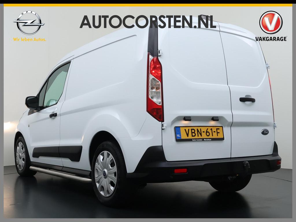 Ford Transit Connect 1.5TDCI 100PK Trekhaak Kast Cruise Airc, Voorwielaandrijving, Gebruikt, 4 cilinders, Wit