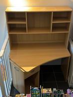 Bureau met opbouw en uitschuifbaar ladeblok, Ophalen, Gebruikt, Bureau