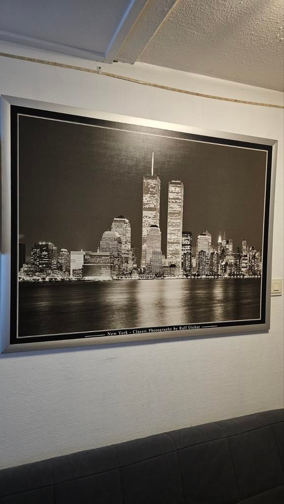 New York Twin Towers foto in lijst, Ophalen