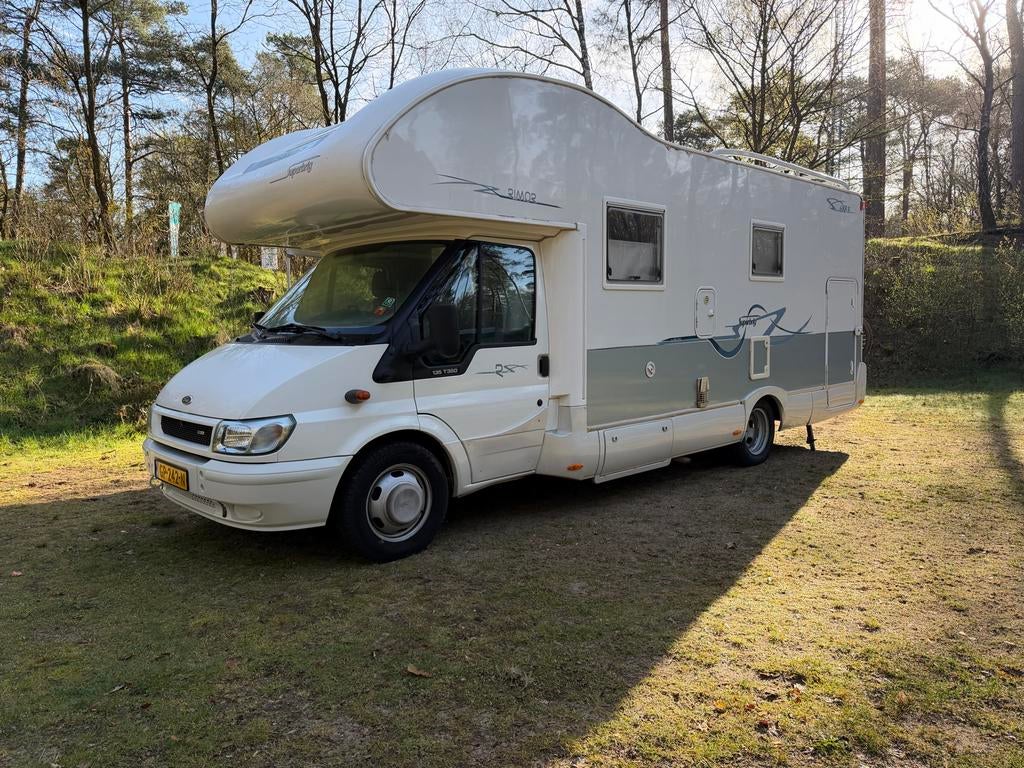 Ford Rimor 688 TC –Ruime en nette camper,klaar voor vertrek!, Caravans en Kamperen, Campers, Standaard zit, Alkoof, Ringverwarming