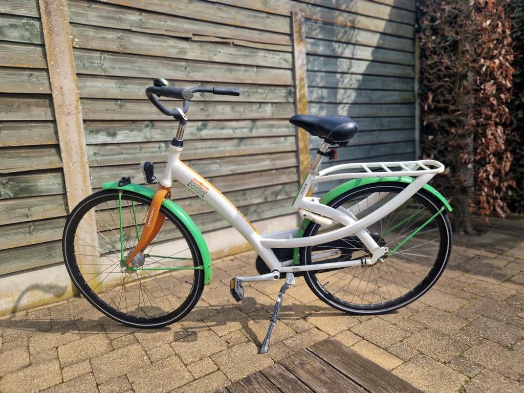 Postcode Loterij fiets- unisex, lage instap., Fietsen en Brommers, Fietsen | Dames | Damesfietsen, Terugtraprem, Ophalen, Overige merken