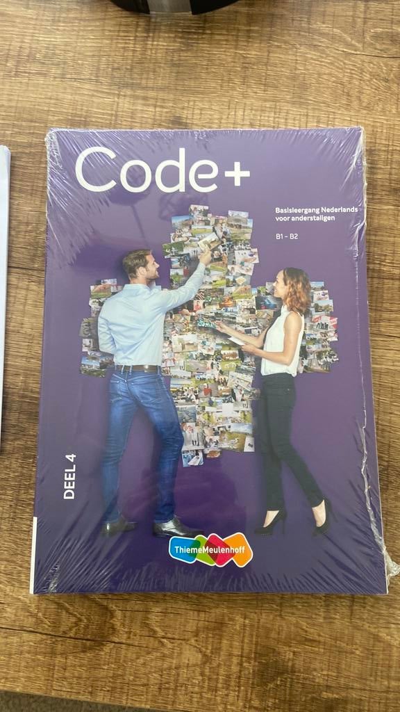 Code+ Deel 4 niet geopend B1 -B2, Ophalen of Verzenden, Zo goed als nieuw, Overige niveaus, Nederlands