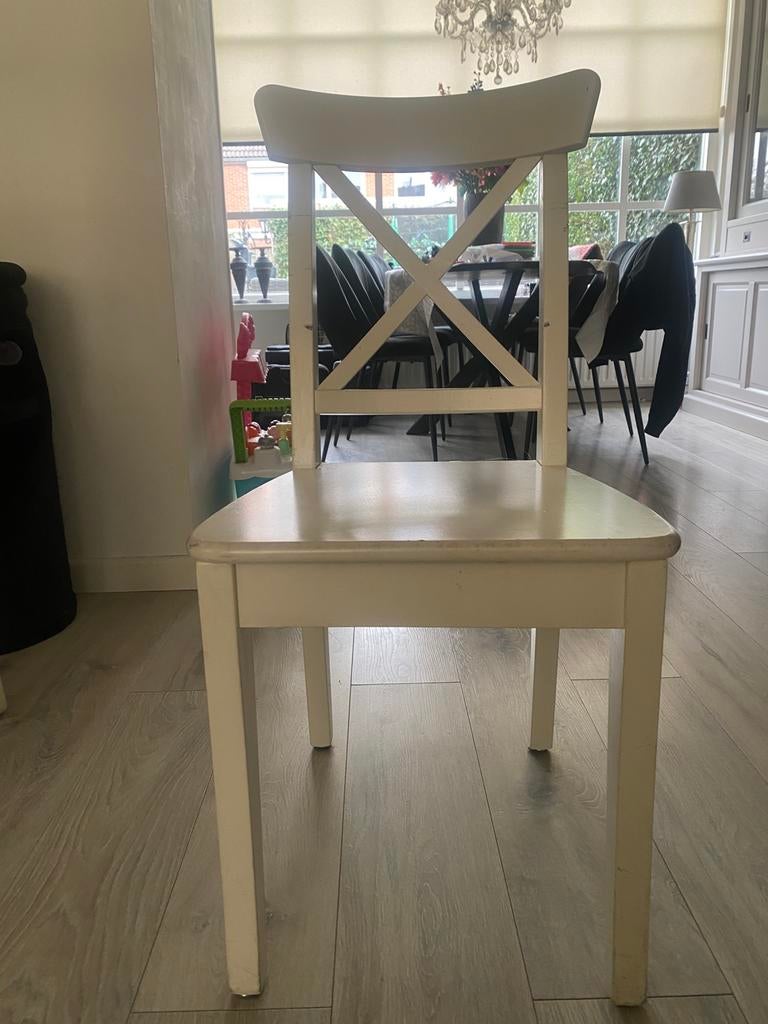 4 eetkamerstoelen IKEA, Huis en Inrichting, Stoelen, Ophalen of Verzenden, Gebruikt, Vier